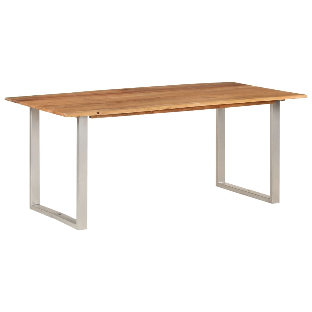 vidaXL Mesa de jantar 180x90x76 cm madeira de acácia maciça