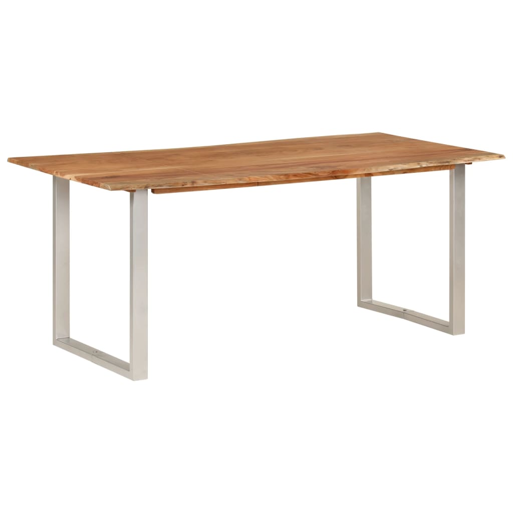 vidaXL Mesa de jantar 180x90x76 cm madeira de acácia maciça