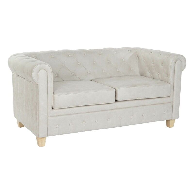 DKD Home Decor|Sofá DKD Home Decor 151 x 82 x 70 cm Natural Madeira Castanho Creme Vintage DKD Home Decor|Sofá DKD Home Decor 151 x 82 x 70 cm Natural Madeira Castanho Creme Vintage