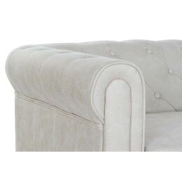 DKD Home Decor|Sofá DKD Home Decor 151 x 82 x 70 cm Natural Madeira Castanho Creme Vintage
