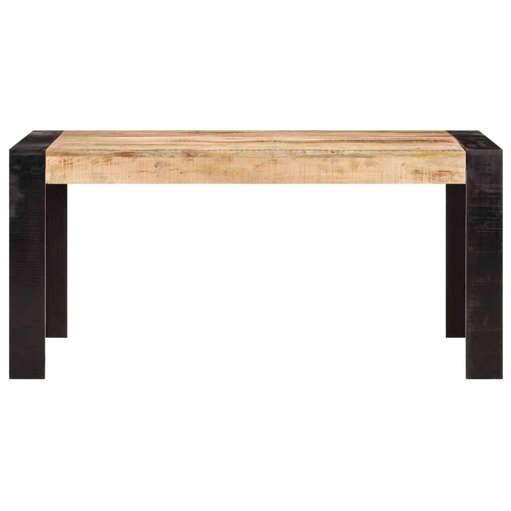 vidaXL Mesa de jantar 160x80x76 cm madeira mangueira maciça