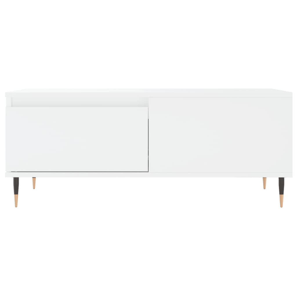 vidaXL Mesa de centro 90x50x36,5 cm derivados de madeira branco