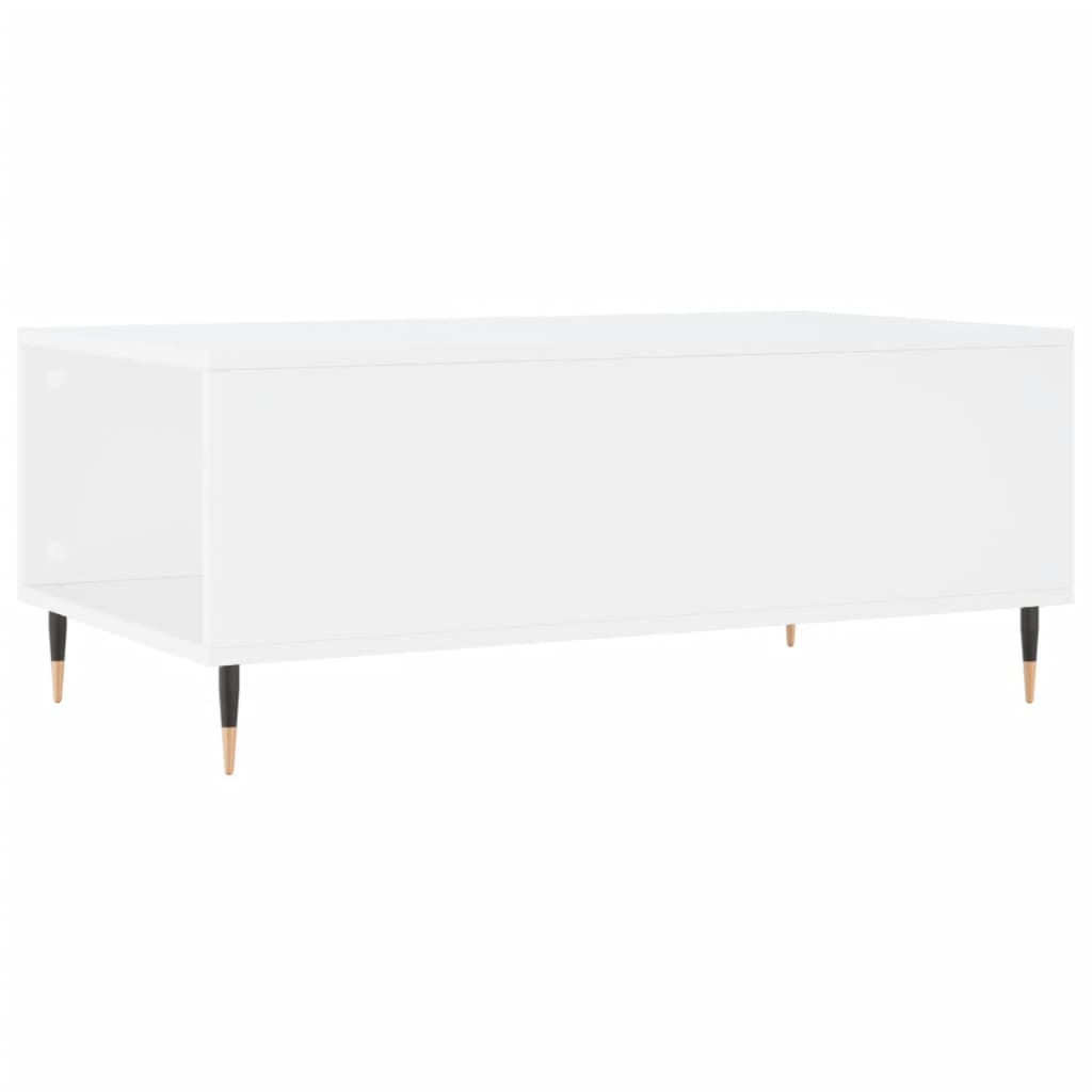 vidaXL Mesa de centro 90x50x36,5 cm derivados de madeira branco