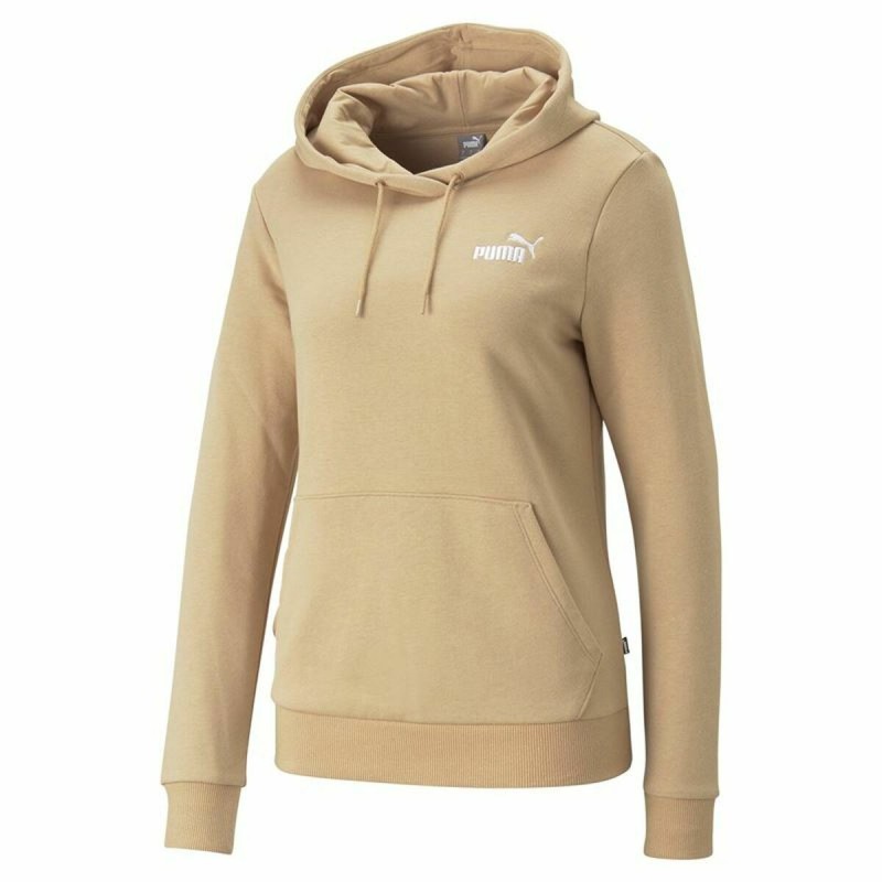 Polar com Capuz Mulher Puma Ess+ Embroidery Castanho