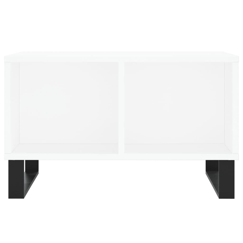 vidaXL Mesa de centro 60x50x36,5 cm derivados de madeira branco