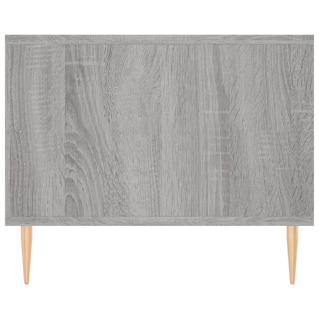 vidaXL Mesa de centro 102x50x40cm derivados de madeira cinzento sonoma