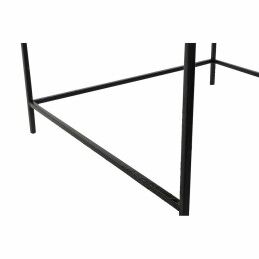 DKD Home Decor|Mesa de apoio DKD Home Decor 61 x 61 x 49 cm Preto Dourado Aço Alumínio
