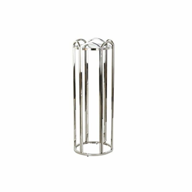 DKD Home Decor|Mesa de apoio DKD Home Decor Cristal Prateado Metal 40 x 40 x 110 cm