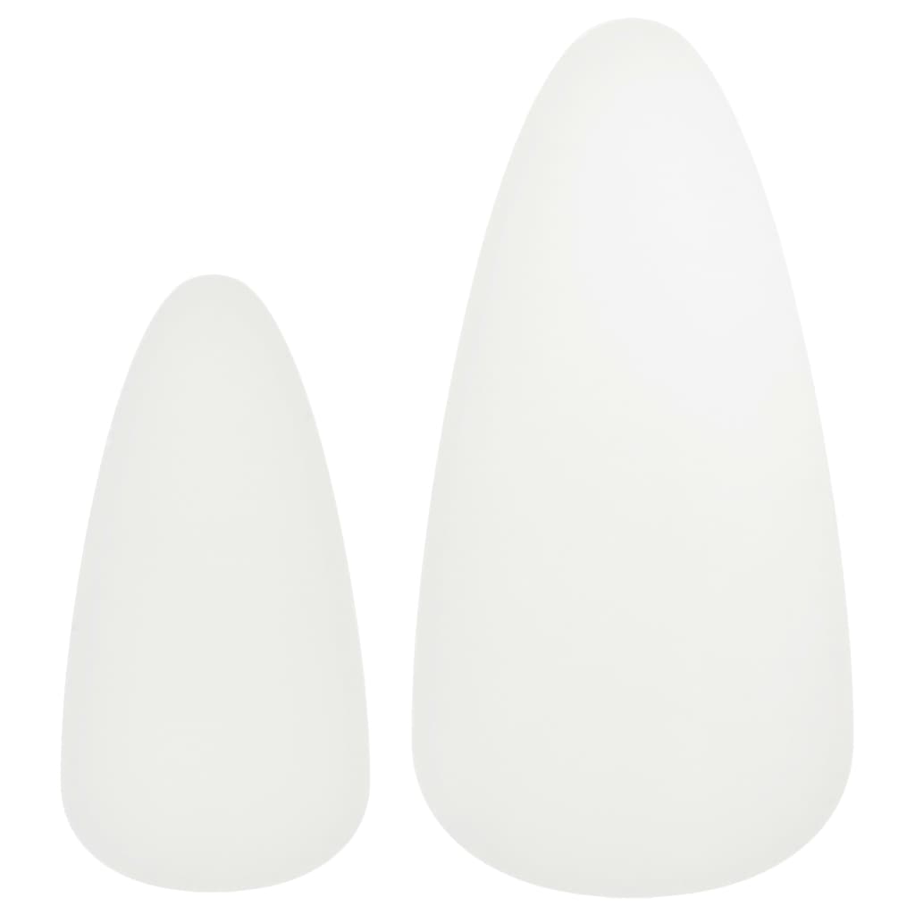 vidaXL Conjunto mesas de centro 2 pcs pinho maciço branco