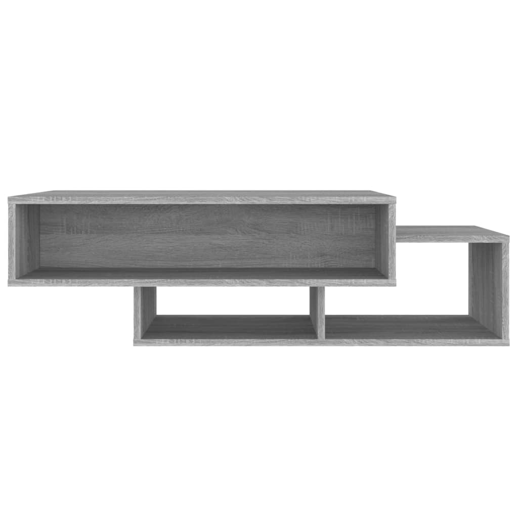 vidaXL Mesa de centro 105x55x32cm derivados de madeira cinzento sonoma