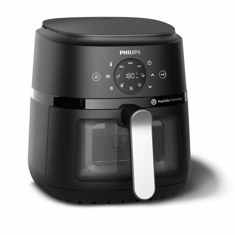 Philips|Fritadeira de Ar Philips NA221/00 1500 W 4,2 L Preto/Prateado Philips|Fritadeira de Ar Philips NA221/00 1500 W 4,2 L Preto/Prateado