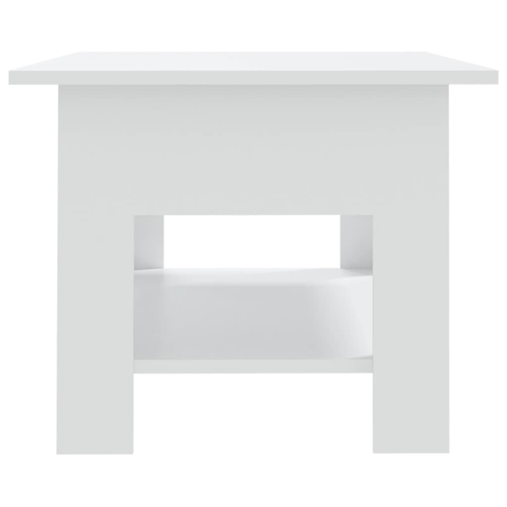 vidaXL Mesa de centro 102x55x42 cm aglomerado branco