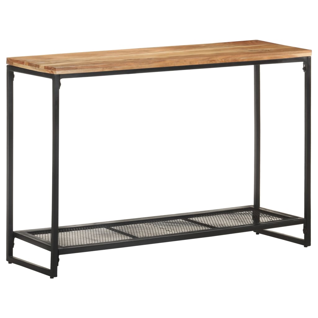 vidaXL Mesa consola 110x35x75 cm madeira de acácia maciça