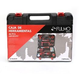 Fulmo|Caixa de Ferramentas Fulmo Preto 46 Peças