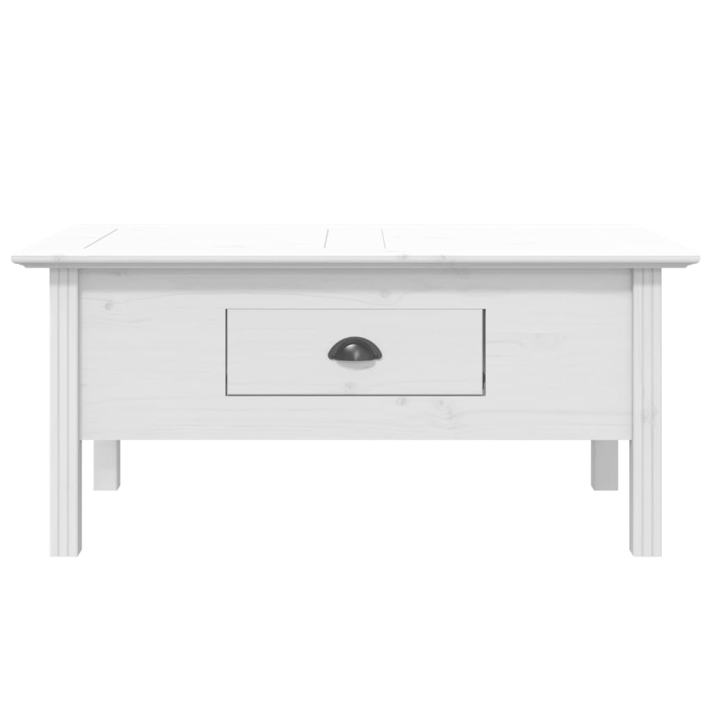 vidaXL Mesa de centro BODO 100x55x45 cm madeira de pinho maciça branco