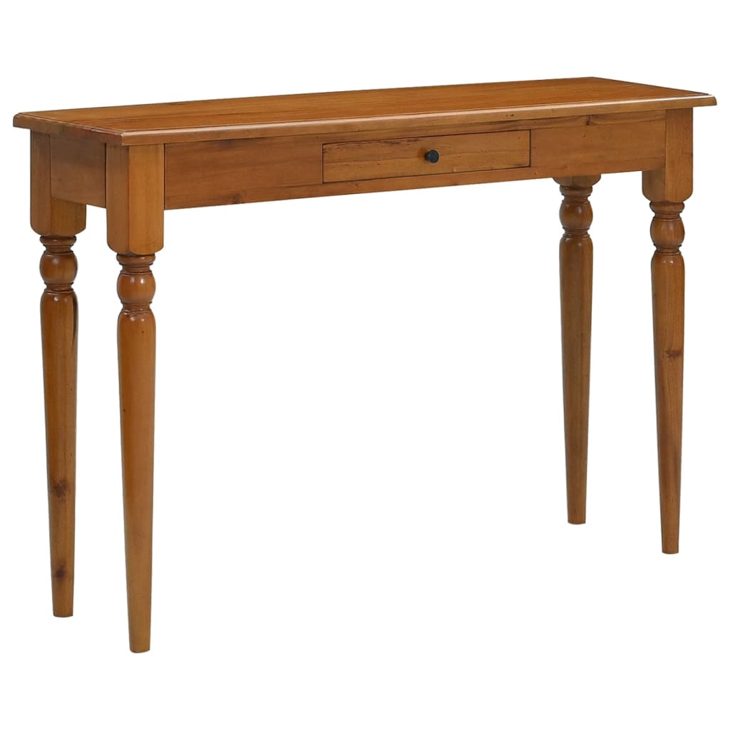 vidaXL Mesa consola 110x30x75 cm madeira de mogno maciça