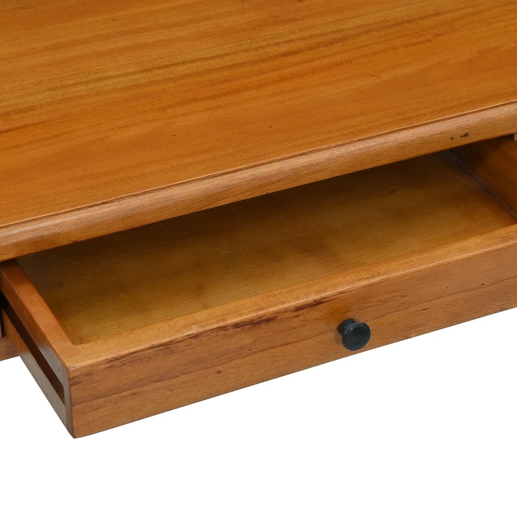 vidaXL Mesa consola 110x30x75 cm madeira de mogno maciça