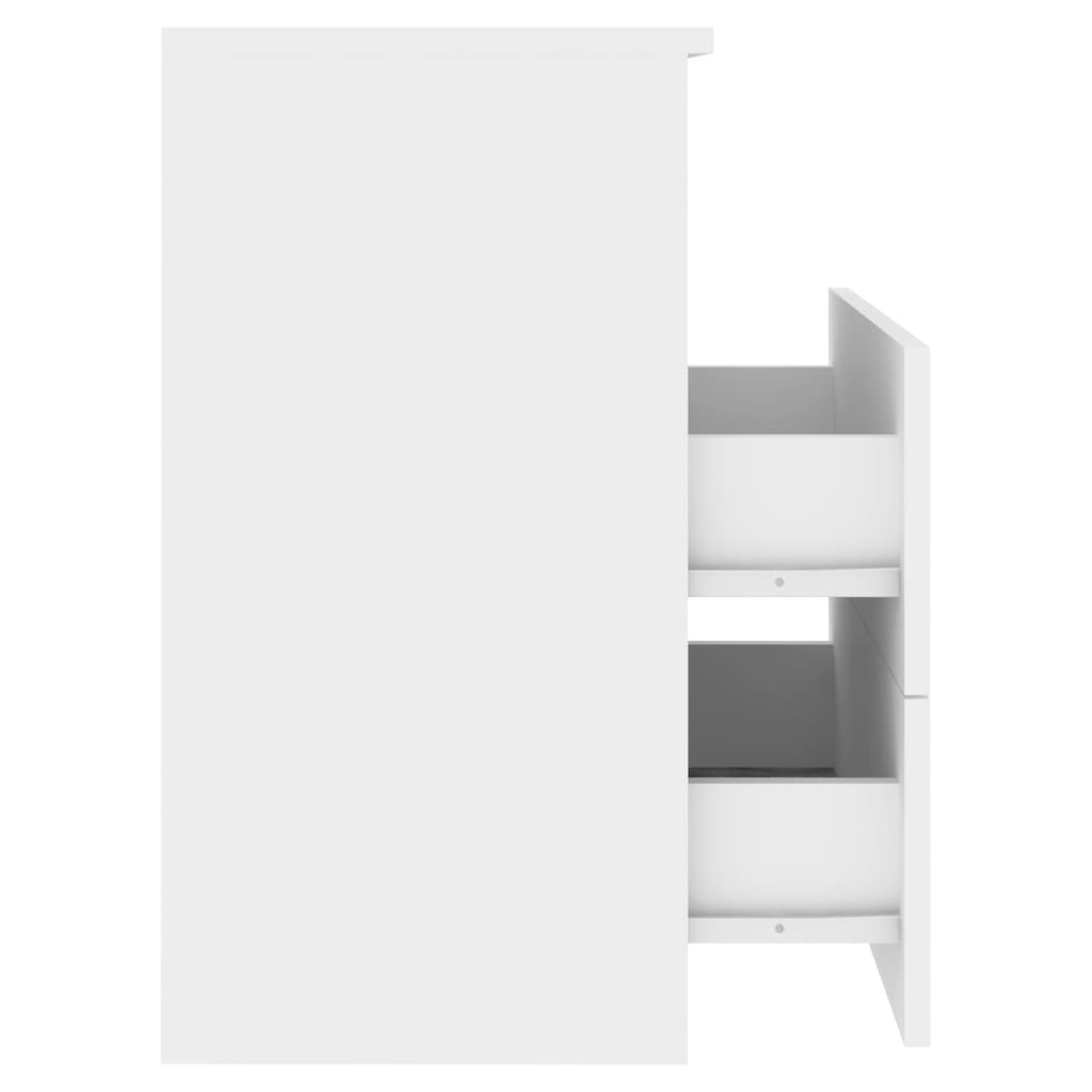 vidaXL Mesas de cabeceira 2 pcs 50x32x60 cm branco