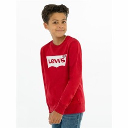 Polar sem Capuz Criança Levi's Batwing Crewneck Vermelho