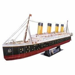 CubicFun|Puzzle Infantil de Madeira CubicFun Titanic 3D 266 Peças