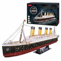 CubicFun|Puzzle Infantil de Madeira CubicFun Titanic 3D 266 Peças