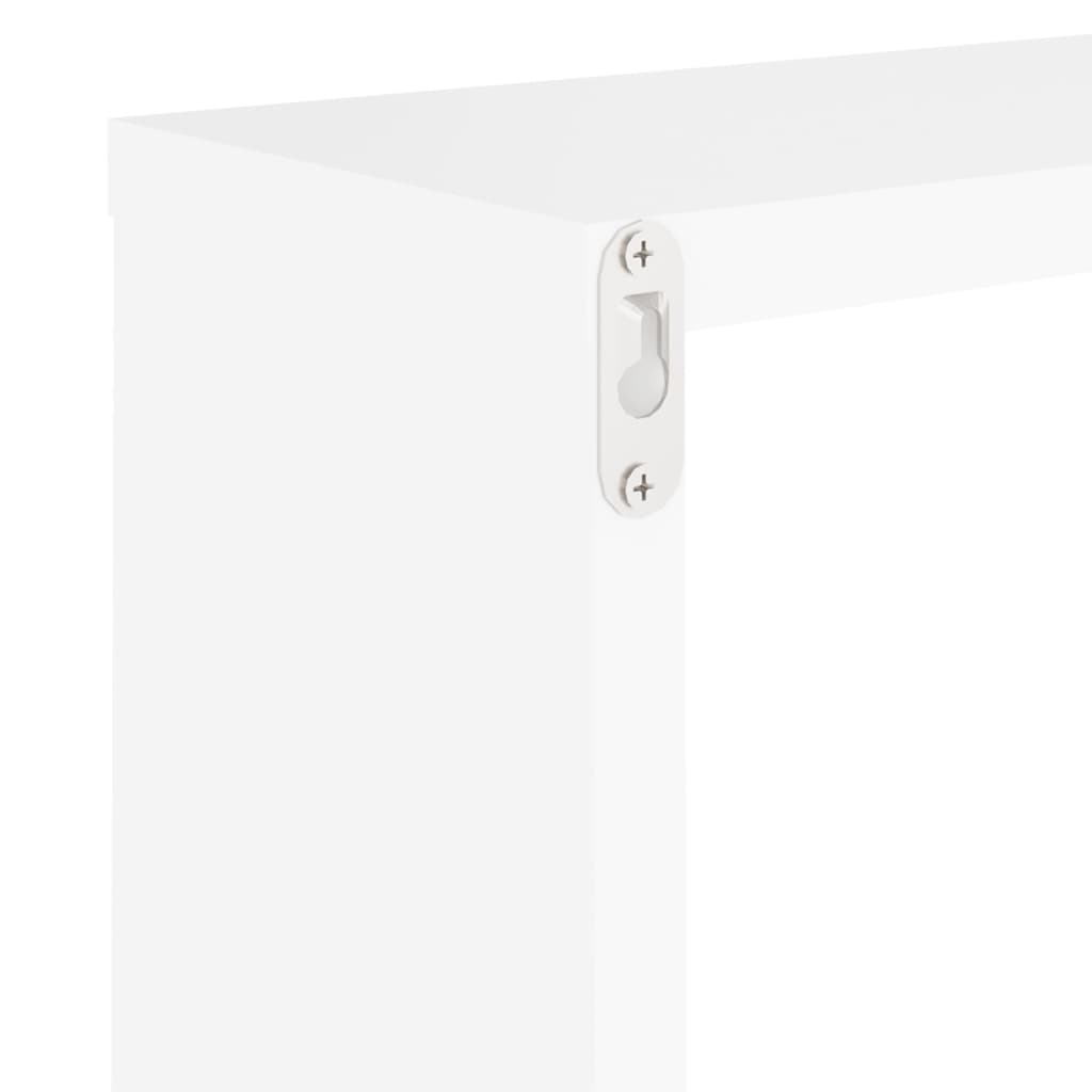 vidaXL Prateleiras de parede em forma de cubo 6 pcs 30x15x30cm branco