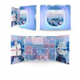 Maybelline|Conjunto de Maquilhagem Maybelline XMAS 2024 Calendário do Advento 12 Peças