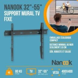 Nanook|Suporte TV Nanook Ultra Flat 32" 55"