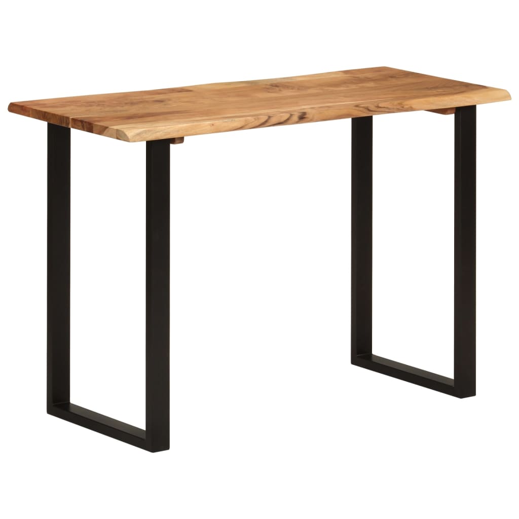 vidaXL Mesa de jantar 110x50x76 madeira de acácia maciça