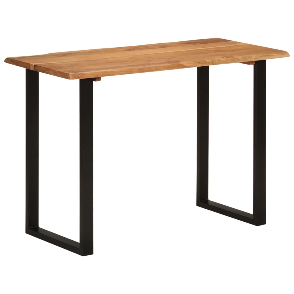 vidaXL Mesa de jantar 110x50x76 madeira de acácia maciça