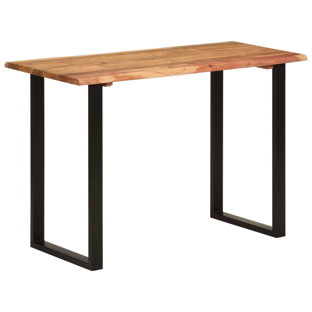 vidaXL Mesa de jantar 110x50x76 madeira de acácia maciça