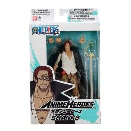 One Piece|Figuras de Ação One Piece Bandai Anime Heroes: Shanks 17 cm