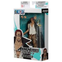 One Piece|Figuras de Ação One Piece Bandai Anime Heroes: Shanks 17 cm