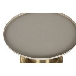 Home ESPRIT|Mesa de apoio Home ESPRIT Creme Dourado 46 x 46 x 52 cm