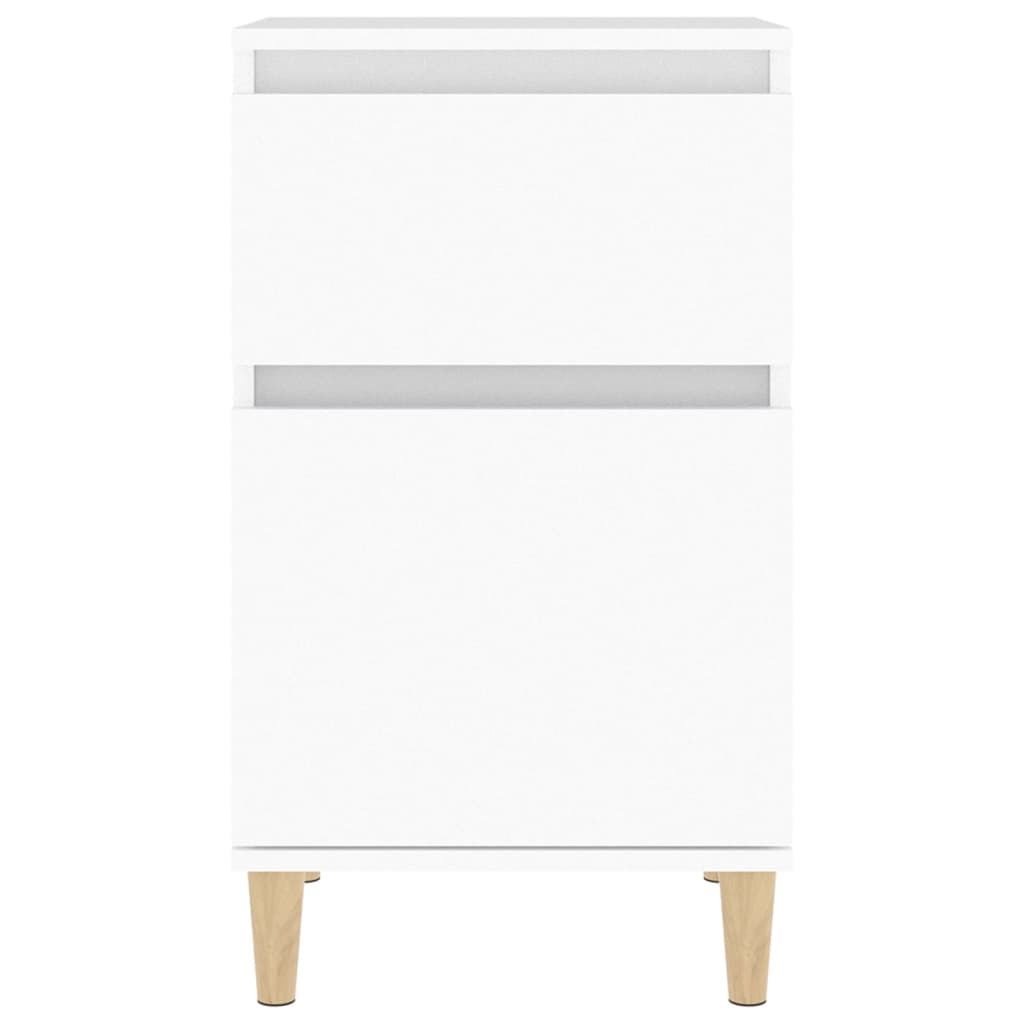 vidaXL Mesa de cabeceira 40x35x70 cm branco