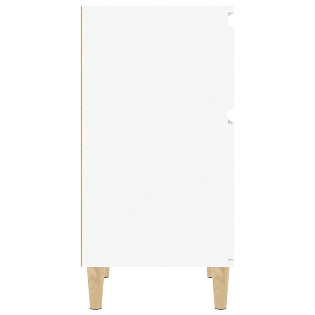 vidaXL Mesa de cabeceira 40x35x70 cm branco