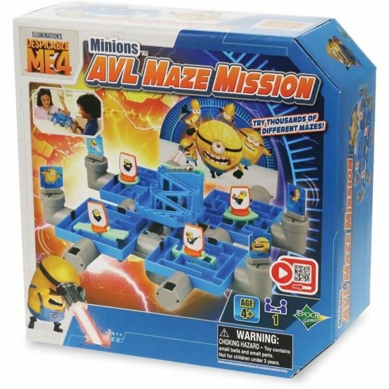 EPOCH D'ENFANCE|Jogo de Mesa EPOCH D'ENFANCE Minions AVL Maze Mission