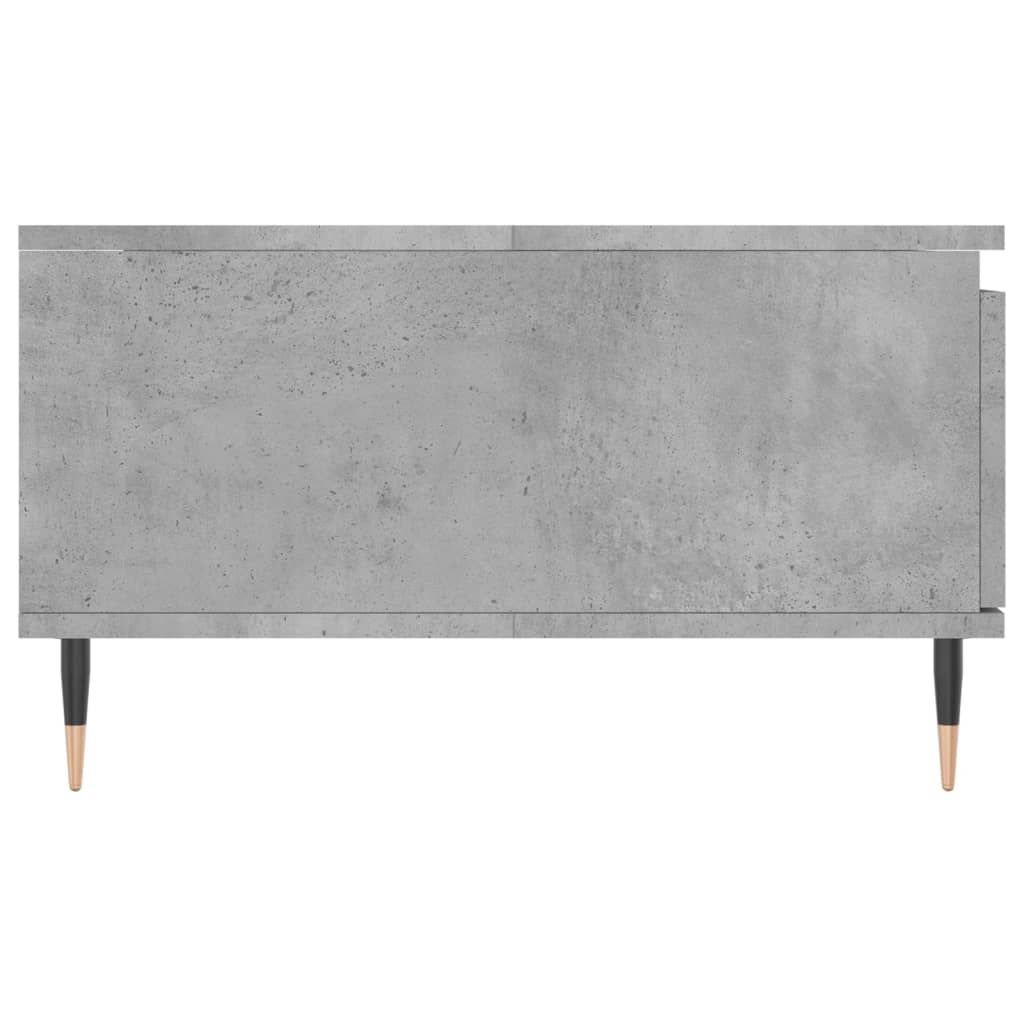 vidaXL Mesa de centro 90x60x35 cm derivados madeira cinzento cimento