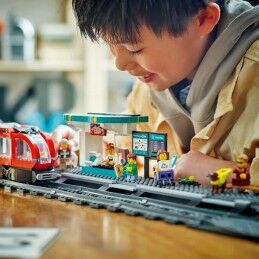 Lego|Jogo de Construção Lego 60423 Downtown Tram and Station Multicolor