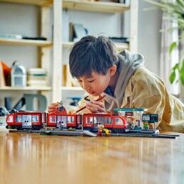 Lego|Jogo de Construção Lego 60423 Downtown Tram and Station Multicolor