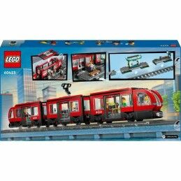 Lego|Jogo de Construção Lego 60423 Downtown Tram and Station Multicolor