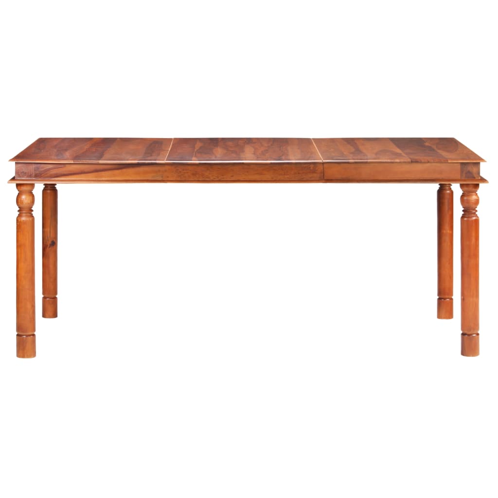 vidaXL Mesa de jantar 180x90x76 cm madeira de sheesham maciça