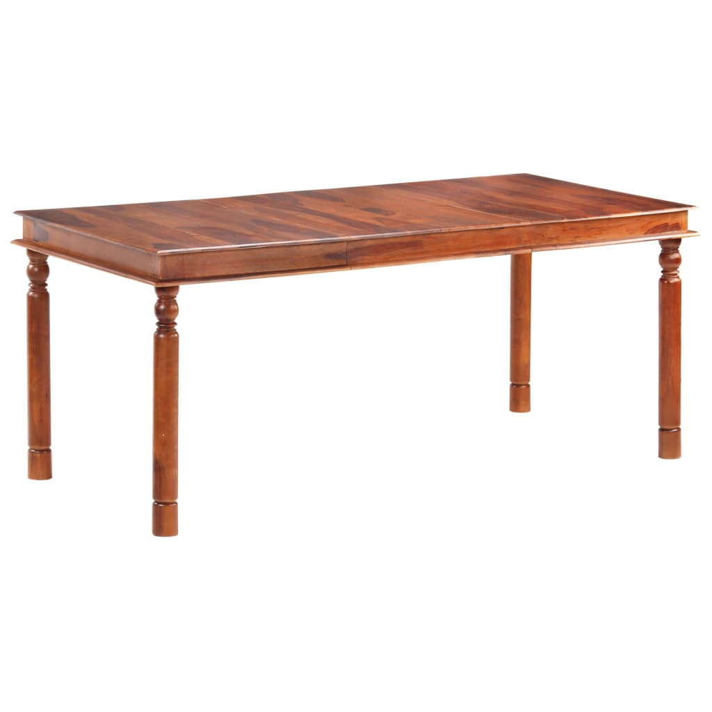 vidaXL Mesa de jantar 180x90x76 cm madeira de sheesham maciça