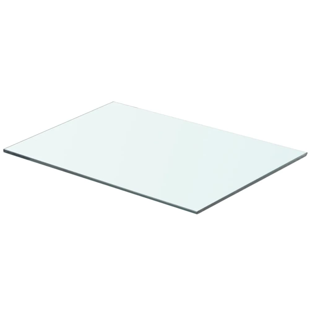 vidaXL Prateleiras 2 pcs 50x30 cm vidro transparente