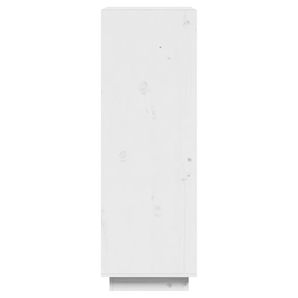 vidaXL Estante/divisória 60x35x103 cm pinho maciço branco