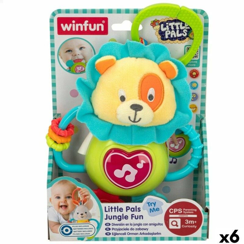 Winfun|Peluche Chocalho Winfun 14 x 19 x 6,5 cm (6 Unidades) Winfun|Peluche Chocalho Winfun 14 x 19 x 6,5 cm (6 Unidades)