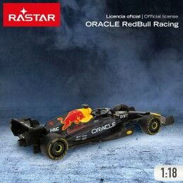 Red Bull|Carro Rádio Controlo Red Bull Azul Marinho 1:18 31 x 6,5 x 11 cm (4 Unidades)