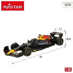 Red Bull|Carro Rádio Controlo Red Bull Azul Marinho 1:18 31 x 6,5 x 11 cm (4 Unidades)