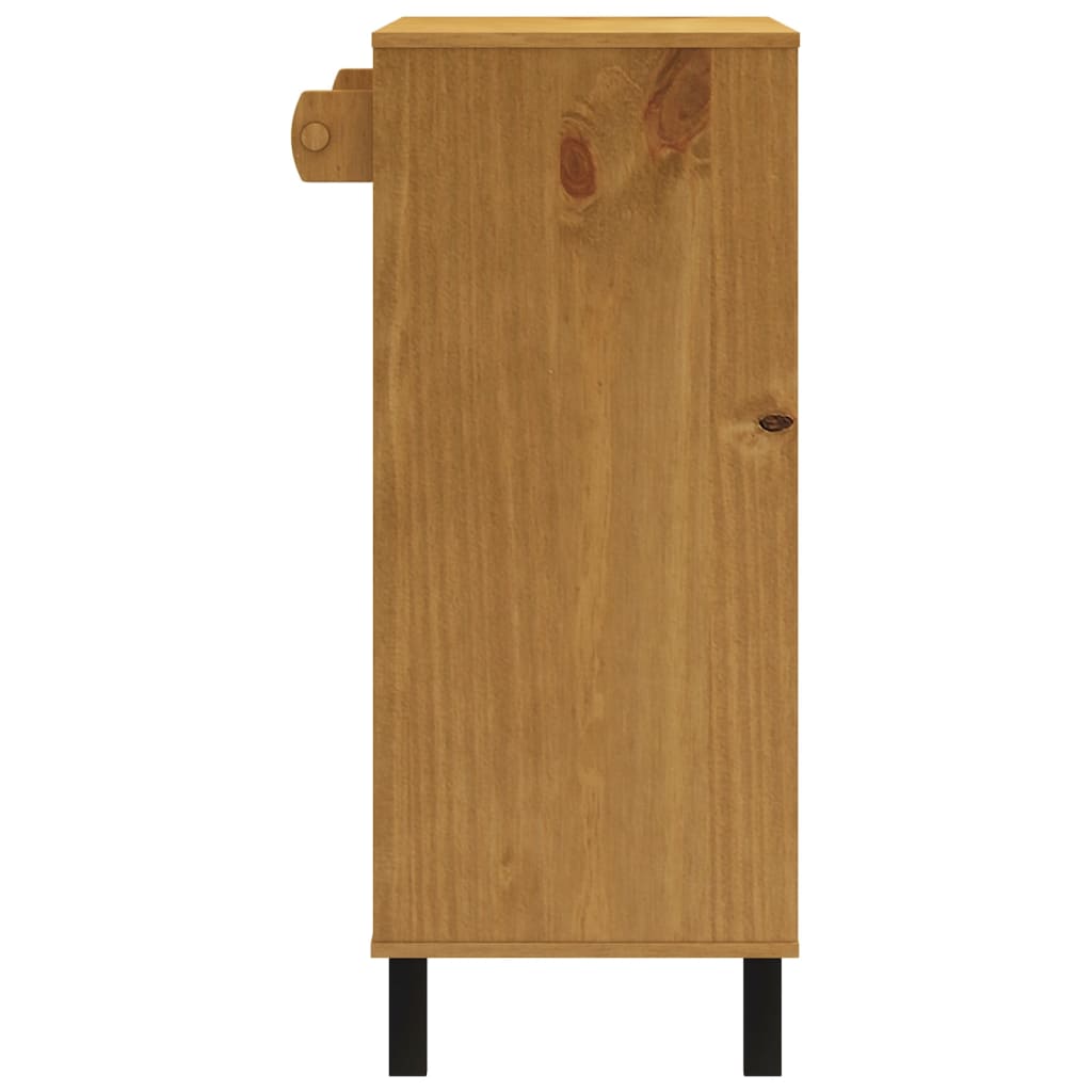 vidaXL Mesa de bar FLAM 92x45x110 cm madeira de pinho maciça