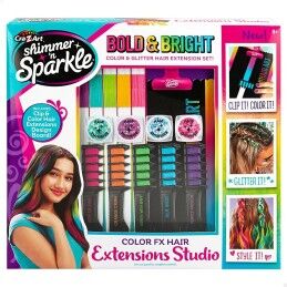 Cra-Z-Art|Conjunto de Cabeleireiro Cra-Z-Art Extensões para o Cabelo (4 Unidades)